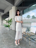 Lily Wei【南汐】新中式國風(fēng)高跟鞋配旗袍優(yōu)雅印花圓頭單鞋大碼 杏色【跟高10cm】 36 曬單實(shí)拍圖