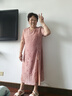 淺戀【改良旗袍】媽媽裝夏季中長款短袖連衣裙中老年女裝寬松過膝長裙 曬單實拍圖