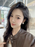 歐本赫?benheart凜絮耳釘高級感大品牌純銀小巧精致女設計款小眾 耳釘-凜絮 香檳金 曬單實(shí)拍圖