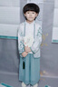 G.DUCKKIDS小黃鴨童裝兒童漢服男童春秋季中國風2025新款寶寶古風帥氣演出服 蘭竹-男童gsmsacs 130 建議7~8歲【120-130cm】cm 曬單實拍圖