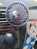 Mixsas車載風(fēng)扇出風(fēng)口USB接口三檔強(qiáng)風(fēng)轎車貨車汽車通用12V-24V帶氛圍燈 出風(fēng)口款【銀黑色】三擋風(fēng)氛圍燈 曬單實(shí)拍圖
