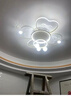 陸凡衛(wèi)隱形風(fēng)扇燈42寸吊扇家用客廳餐廳臥室吸頂帶電扇吊燈一體變頻組合 金色+帶遙控器 純銅電機(jī)[風(fēng)扇燈][兩室兩廳] 曬單實(shí)拍圖
