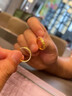 老鳳祥黃金戒指女滿天星情侶對戒999足金戒指生日七夕情人節(jié)禮物送女友 滿天星足金女戒 約1.5g 【品牌禮盒】 曬單實拍圖