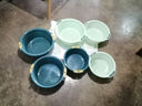 雨昕?jì)?yōu)選新款加厚洗臉盆家用塑料學(xué)生宿舍可愛(ài)臉盆磨砂防滑洗衣盆洗菜盆子 加厚款淺綠色大中小三個(gè)裝 曬單實(shí)拍圖