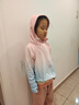 迪士尼（Disney）兒童艾莎防曬衣女童UPF100+夏季女孩冰絲涼感透氣寶寶輕薄防曬服 艾莎漸變【0甲醛·0致癌芳香胺】 S (120) 適合115-125CM 曬單實拍圖