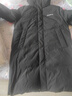 波司登（BOSIDENG）【反季】羽絨服男女同款情侶裝中長款連帽90絨商場同款運動外套 【店長推薦】黑色8056 2XL 180/100A 曬單實拍圖