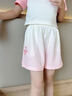 moonkids女童冰絲短褲夏季新款休閑褲子外穿2025新款夏裝兒童速干半褲女孩 18470粉色短褲 140 cm 曬單實(shí)拍圖