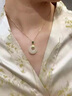 黛詩琳  DSL母親節(jié)禮物送媽媽生日實(shí)用的適合送給老婆高級(jí)感項(xiàng)鏈平安扣吊墜60 祥云如意平安扣簡(jiǎn)奢禮盒+證書 曬單實(shí)拍圖