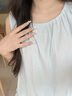 APM Monaco摩斯密碼雙環(huán)戒指女情侶對(duì)戒生日送女友七夕禮物 玫瑰金摩斯密碼雙環(huán)戒指 52碼 曬單實(shí)拍圖