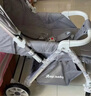 ANGI BABY嬰兒車高景觀嬰兒推車可坐可躺輕便折疊雙向推行寶寶推車遛娃神器 銀灰色【可坐可躺+四輪避震】 嬰兒車可坐可躺一鍵收車四輪減震 曬單實(shí)拍圖