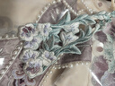 十三余小豆蔻兒[月隱花朝]春日紫色刺繡斗篷對襟衫齊胸破裙?jié)h服女 斗篷 現(xiàn)貨 L 曬單實(shí)拍圖