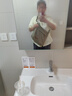 北慕斜挎包男ins潮日系簡約大容量男士背包情侶單肩包女休閑學(xué)生挎包 綠色 曬單實拍圖
