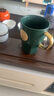 星巴克（Starbucks）六星八角陶瓷杯耐高溫水杯墨綠女神銘牌馬克杯大容量禮盒咖啡杯 墨綠女神單杯430ml 曬單實(shí)拍圖