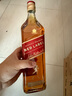 尊尼獲加（JOHNNIE WALKER）紅方紅牌 調(diào)和型威士忌 1000ml 進口洋酒 裸瓶裝 曬單實拍圖