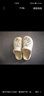 名創(chuàng)優(yōu)品（MINISO）洞洞鞋男女夏季外穿涼鞋防滑厚底踩屎感包頭涼拖鞋 卡其+海洋星星 曬單實拍圖