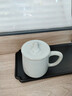 雅瓷汝窯辦公室茶杯陶瓷泡茶杯家用帶蓋喝茶杯天青色修心杯高端禮物 汝窯修心杯 曬單實(shí)拍圖