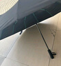 天瑋傘業(yè)全自動晴雨傘男女晴雨兩用大號加固防曬遮陽傘折疊黑膠加厚可定制 曬單實拍圖