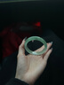 小星娜“美到心巴”翡翠手鐲女款冰種飄花貴妃鐲送老婆真玉手鐲子(處理) “美到心巴”翡翠手鐲 58mm-59mm（贈(zèng)玉石吊墜+禮盒） 曬單實(shí)拍圖