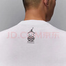 Jordan男子喬丹 東單 彩色Logo 印花圖案 純棉短袖T恤HF6593-100白XL 曬單實(shí)拍圖