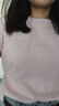 彪馬（PUMA）純棉刺繡圓領(lǐng)休閑短袖T恤女子新款夏季運動上衣682155 淡紫色-60 M (160/84A) 曬單實拍圖