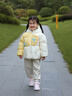 巴拉巴拉童裝嬰兒羽絨服冬季寶寶短款外套兒童上衣可愛(ài)萌男童女童 白黃象仔10501 -208425107210 110 （充絨量96g 適合3-5歲） 曬單實(shí)拍圖