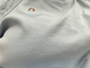 Hush Puppies【絲滑柔軟】暇步士女裝2025夏季多色簡約基礎(chǔ)款質(zhì)感短袖圓領(lǐng)衫 海藍色 XL 曬單實拍圖