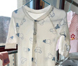 嬰幼兒連體衣純棉寶寶爬爬服無(wú)骨單排扣嬰兒秋季衣服長(cháng)袖春秋新款 小奶牛Z-4 90cm 曬單實(shí)拍圖