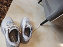 斯凱奇（Skechers）縱云跑步鞋男夏季新款網(wǎng)面透氣厚底緩震運(yùn)動(dòng)鞋一腳蹬休閑鞋220613 曬單實(shí)拍圖