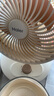 海爾（Haier）空氣循環(huán)扇電風(fēng)扇臺式風(fēng)扇桌面家用小型臺扇小風(fēng)扇輕音廚房壁扇宿舍臥室辦公搖頭渦輪換氣扇 【臺壁兩用】循環(huán)搖頭款HFX-J2049A 曬單實拍圖