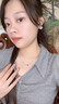 半粒女士項(xiàng)鏈碎銀項(xiàng)鏈女輕奢小眾高級(jí)感2025新款爆款鎖骨鏈頸鏈送女友 珍珠愛(ài)心碎銀項(xiàng)鏈 曬單實(shí)拍圖