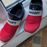 SNOOPY史努比童鞋兒童跑步鞋網(wǎng)布透氣小白鞋男女童運動(dòng)鞋3804紅深藍29 曬單實(shí)拍圖