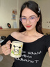 愛唯思 IWAYS美式貓眼眼鏡框女款茶色素顏近視可配度數(shù)適合方圓臉高級(jí)感眼鏡架 深茶金 【達(dá)人熱薦】 鏡框+贈(zèng)0度防藍(lán)光鏡片（可試戴） 曬單實(shí)拍圖