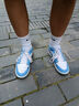 耐克NIKE男休閑鞋喬丹AJ1大學(xué)藍(lán) JORDAN1運(yùn)動(dòng)鞋 FZ2138-114白藍(lán)42 曬單實(shí)拍圖