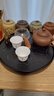 金鑲玉陶瓷茶盤茶托 家用儲(chǔ)水蓄水式茶臺(tái)功夫茶具配件30*30cm 新款-荷葉陶瓷茶盤30*30 曬單實(shí)拍圖