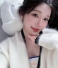 中國黃金（CHINA GOLD）S925銀淡水貝珠銀耳釘女款簡約百搭銀耳飾節(jié)日生日禮物送女友老婆 5mm淡水貝珠銀耳釘 曬單實(shí)拍圖