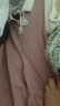 MQDMINI童裝兒童裙子女童連衣裙燈籠袖翻領POLO裙夏季寶寶衣服 燈籠袖POLO裙藍色 110 曬單實拍圖