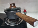 美的湯鍋18CM/16CM麥飯石涂層不粘鍋煎煮一體多功能泡面鍋喆物 18CM-[不粘湯鍋]燃磁通用 18cm 曬單實拍圖