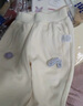 巴拉巴拉女童長(cháng)褲秋季運動(dòng)休閑褲寬松慢跑褲 奶白10504 120 cm 曬單實(shí)拍圖