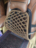 富屯 加粗手編汽車(chē)腰靠車(chē)靠墊夏季四透氣貨車(chē)駕駛座網(wǎng)格腰墊辦公室家用靠背內飾用品 魅力咖色【手編網(wǎng)格-腰靠】 曬單實(shí)拍圖