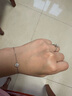 伊莎維拉培育鉆石手鏈女款鉑金pt950白金泡泡手鏈 曬單實拍圖