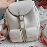 CHARLES&KEITH25夏季新品復(fù)古油蠟皮簡約通勤雙肩包七夕禮物CK2-60160240 Cream奶白色 M 曬單實拍圖