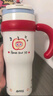 BABLOV保溫杯女士大容量冰霸杯高顏值陶瓷內(nèi)膽茶水分離吸管水杯禮物 曬單實(shí)拍圖