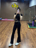 美麗衣櫥（BEAUTIFUL WARDROBE）水洗微喇牛仔褲女春秋高腰顯瘦喇叭褲女日常休閑百搭馬蹄長(cháng)褲子女 曬單實(shí)拍圖