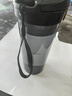 特百惠（Tupperware）正品水杯500ml茶韻隨心杯密封防漏塑料杯運動泡茶杯男女學(xué)生杯子 炫酷黑 500ml 曬單實拍圖