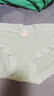 莫代爾無痕內褲女7A抗菌棉內檔收腹舒適透氣高彈女士中腰三角褲 1條-淺綠 XL（120-145斤） 曬單實拍圖