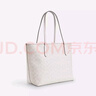 蔻馳（COACH）【品牌直供】女士CITY 33經(jīng)典標(biāo)志托特包人造革白色CV976IMXU5 曬單實拍圖