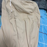 viishow卡其色工裝褲男秋季新款日系潮牌寬松直筒休閑長(zhǎng)褲子 卡其 XL 曬單實(shí)拍圖