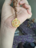 六桂福珠寶 LIU GUI FU JEWELRY八寶羅盤黃金吊墜女款琺瑯彩999足金純金黃財(cái)神項(xiàng)鏈送媽媽款女友 足金琺瑯彩八寶羅盤吊墜（送繩子） 7.71克 曬單實(shí)拍圖