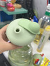 WCZ德國玻璃杯女高顏值水杯辦公室耐高溫茶水分離夏泡茶杯子帶吸管 抹茶綠600毫升【獨(dú)立茶倉/帶吸管】 高硼硅玻璃【耐高溫/無異味】 曬單實拍圖