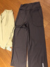 優(yōu)優(yōu)1點(diǎn)（Yoyo one）女童運(yùn)動(dòng)套裝2025年山系穿搭兒童速干衣戶外登山跑步訓(xùn)練服羽毛球 15150灰色+19629姜黃色 150 150cm 曬單實(shí)拍圖
